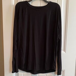 Tek Gear Women's Black Long Sleeve Top